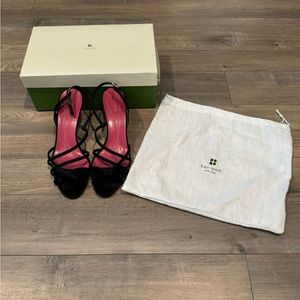 Kate Spade kitten strappy heels. Size 9.